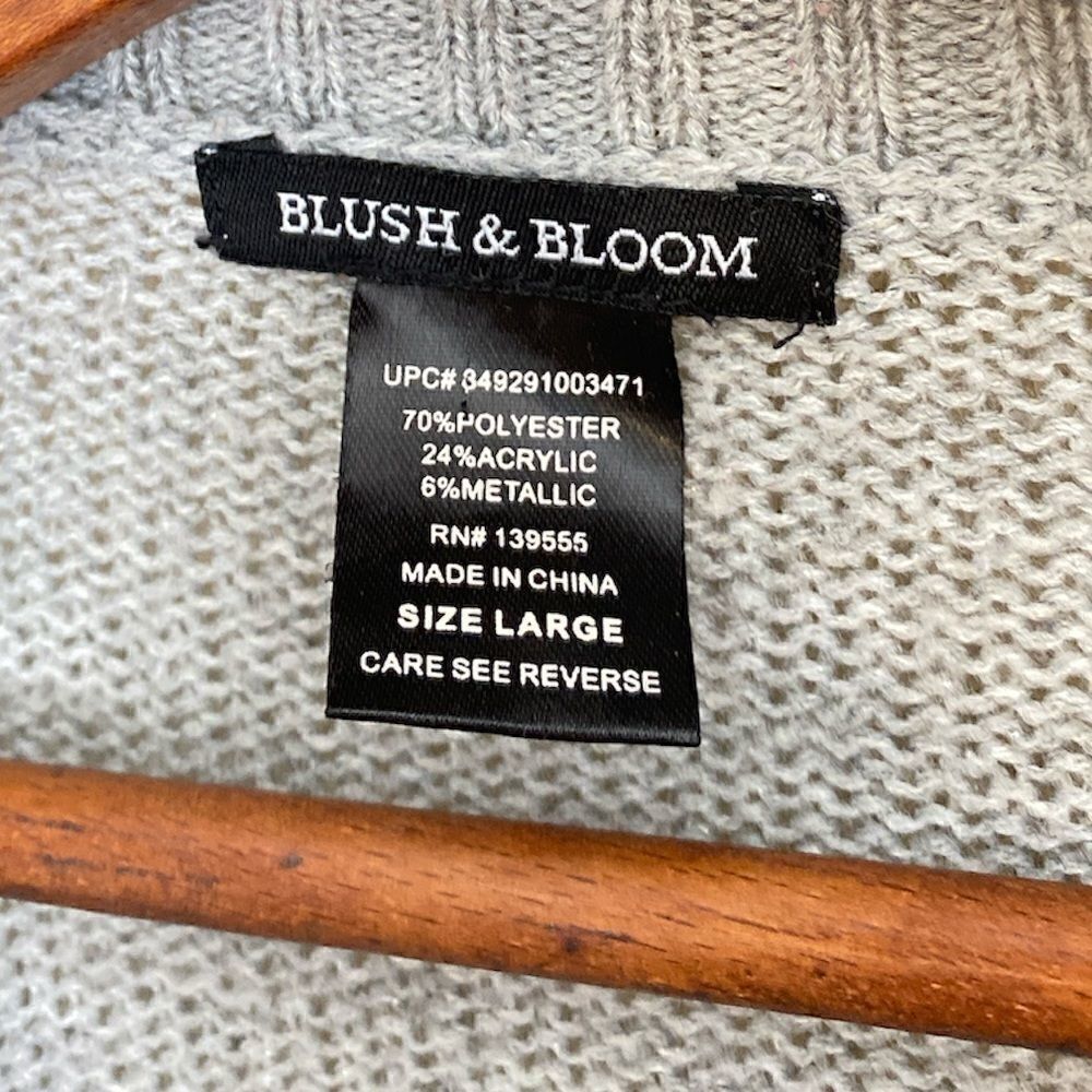 Blush & Bloom Open Front Sweater - Picture 5 of 7